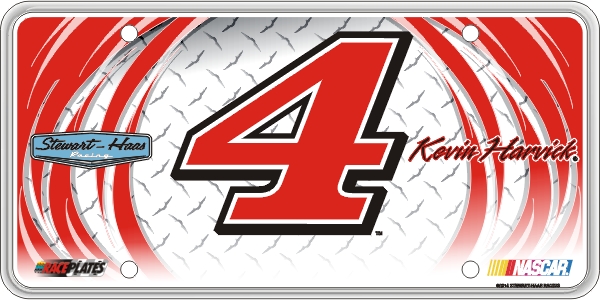 Diamond Series Race Plate #4 Kevin Harvick