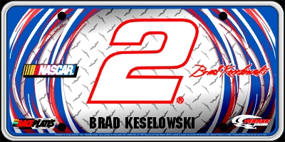 Diamond Series Race Plate #02 Brad Keselowski