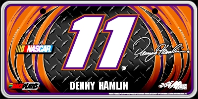 Diamond Series Race Plate #11 Denny Hamlin