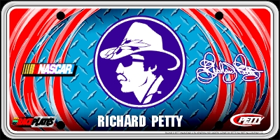 Diamond Series Race Plate #43 Richard Petty Historical