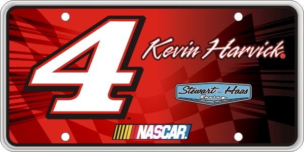 Signature Series Race Plate #4 Kevin Harvick