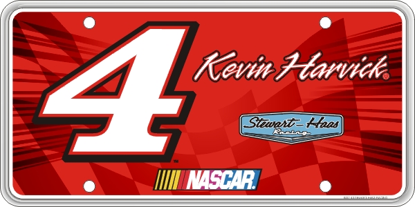 Signature Series Race Plate #4 Kevin Harvick